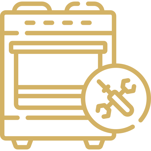 Printer with a maintenance icon (wrench and screwdriver) indicating service or repair